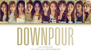 I.O.I (아이오아이) - Downpour (소나기) (Color Coded Lyrics) (Han/Rom/Eng/가사)