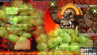 Maplestory Europe - Mage Fire, Poison Solo Zakum Easy Mode