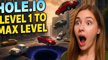 Hole.io ‑ Gameplay Walkthrough Part 1 ‑ Swallow Everything & Dominate the City (Android, iOS) 