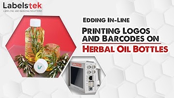 Edding In-Line: Printing Logos and Barcodes on Herbal Oil Bottles