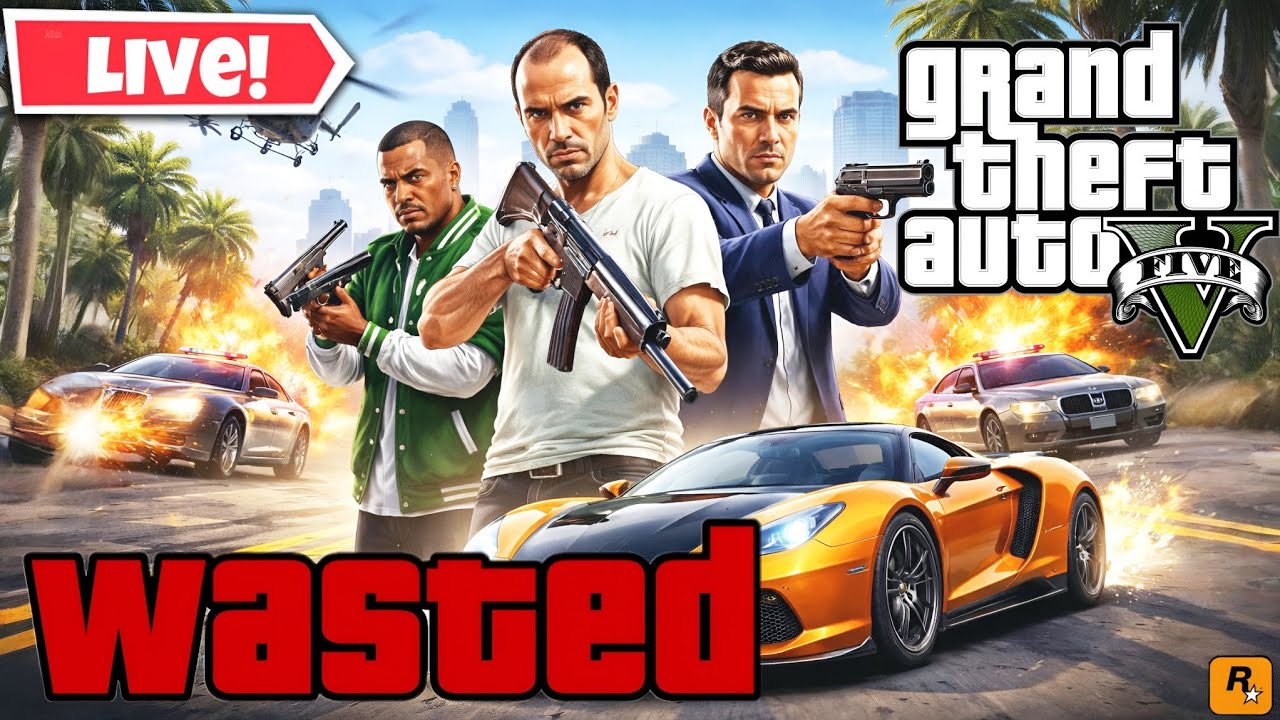 🔴LIVE — GTA 5 Story Mode full Chaos in LOS SANTOS - YouTube