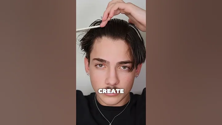 Middle part hairstyle tutorial