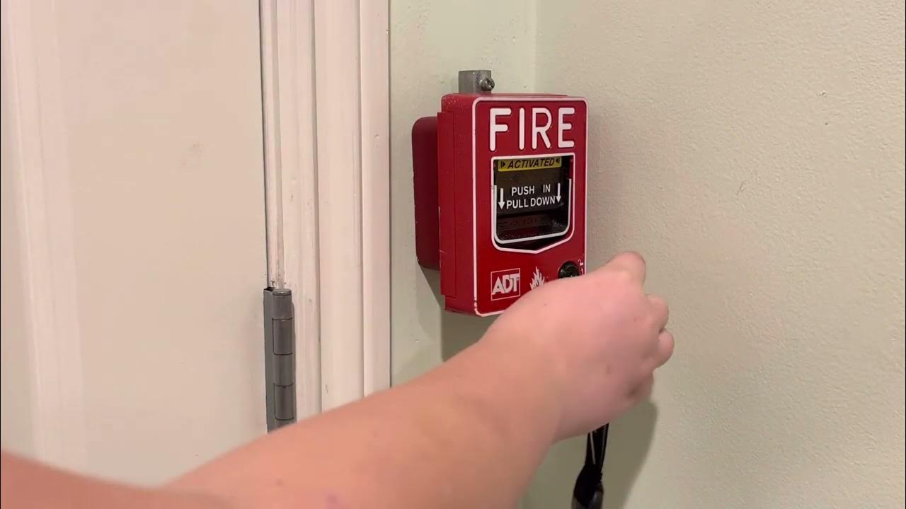 Pulling & Resetting An ADT (FireLite) BG12LX Fire Alarm Pull Station