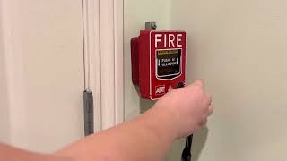 Pulling & Resetting An ADT (Fire-Lite) BG-12LX Fire Alarm Pull Station