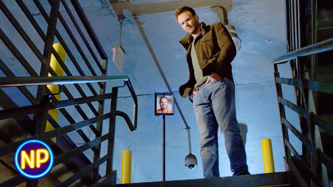 Virtual Prisoner Tries to Push Jeff Down the Stairs | Community Season 6 Episode 4