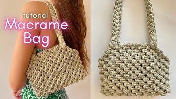 DIY Macrame Bag Tutorial