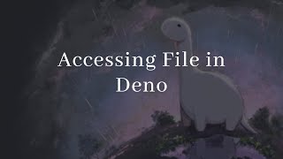 Deno Tutorial - How to access files | Complete tutorial in Hindi
