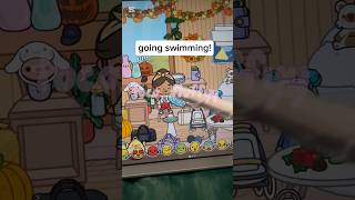 going swimming! pt 1 #tocaboca #swimming #fun #enjoyable