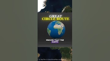 Great circle route #fyp #earth #geography #knowledge #airplane