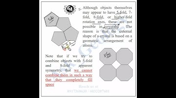 FIVE FOLD SYMMETRY NOT IN CRYSTALS POSSIBLE@Understand_mother_EARTH @Ami_Tech-h2e  #csirnet #geology