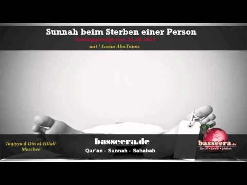 'Aasim Abu Yunus - Sunnah beim Sterben einer Person