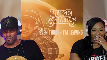 First time hearing Luke Combs "Even Though I'm Leaving" Reaction | Asia and BJ