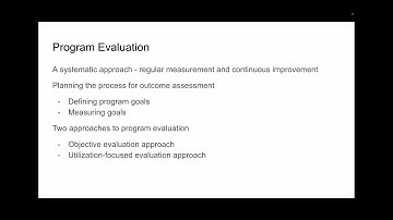 nonprofit program evaluation