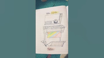 figure of FIVE OUTPUT DEVICE (MONITOR, PRINTER, POTTER, PROJECTOR and SPEAKER)