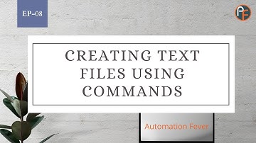 Creating Text Files Using Commands | Advanced VBA in Hindi