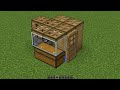 how to make the ACTUAL smallest house in Minecraft