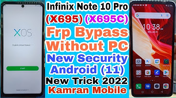 Infinix Note 10 Pro Google Account Bypass Android 11 Infinix X695 Frp Bypass Without Pc