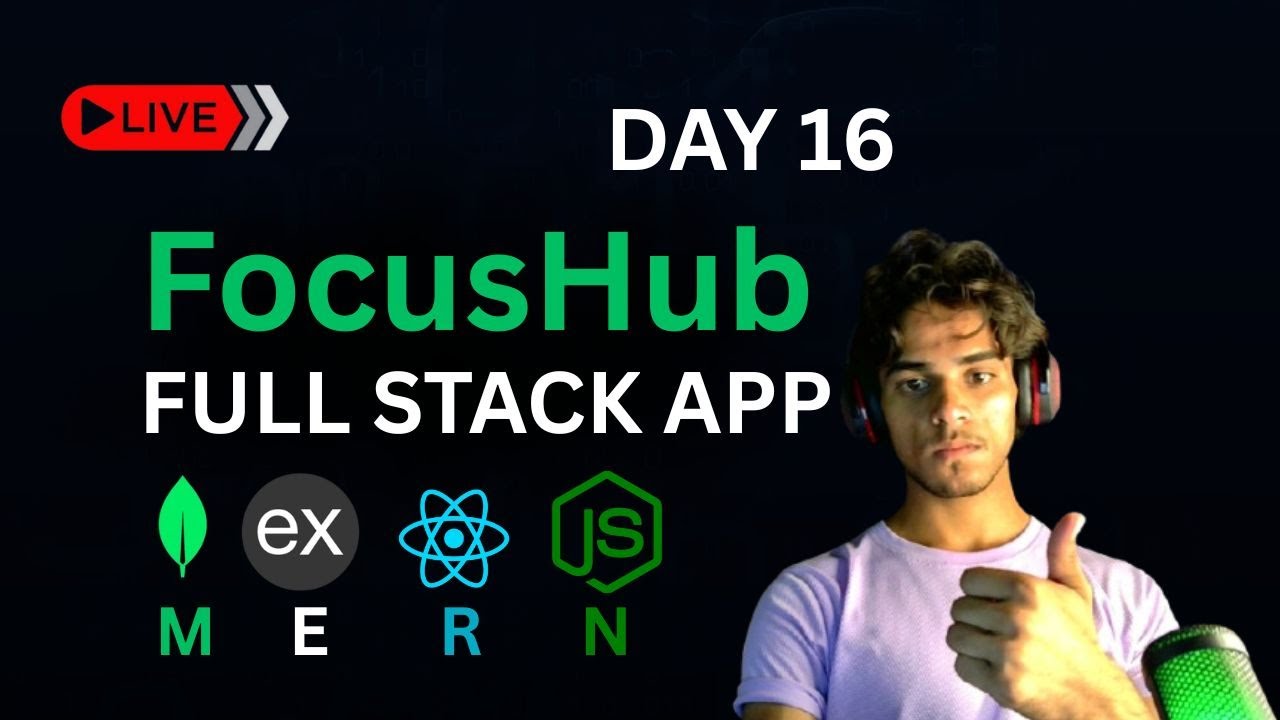 full-stack Productivity Super App Build Live | MongoDB | ExpressJS ...