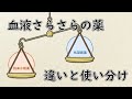 【違いと使い分け】血液サラサラの薬と言われる抗血小板薬と抗凝固薬の違いと使い分けを簡潔に説明