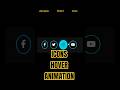 ✨How to Create Social Media Icons Hover Effect using HTML &amp;CSS | CSS Only Animation✨ #coding #shorts