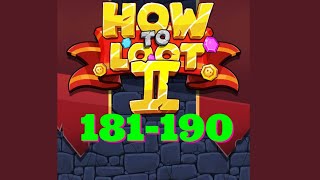 How to Loot 2 Hero Rescue & Pin Pull level 181 182 183 184 185 186 187 188 189 190 gameplay answers screenshot 5