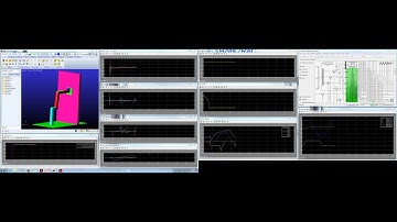 6 degrees-of-freedom Hybrid force-position Controller  (Adams-Matlab/Simulink co-simulation)