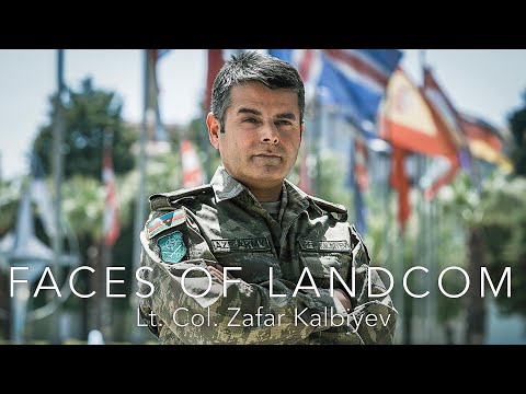 Faces of LANDCOM: Lt. Col. Zafar Kalbiyev