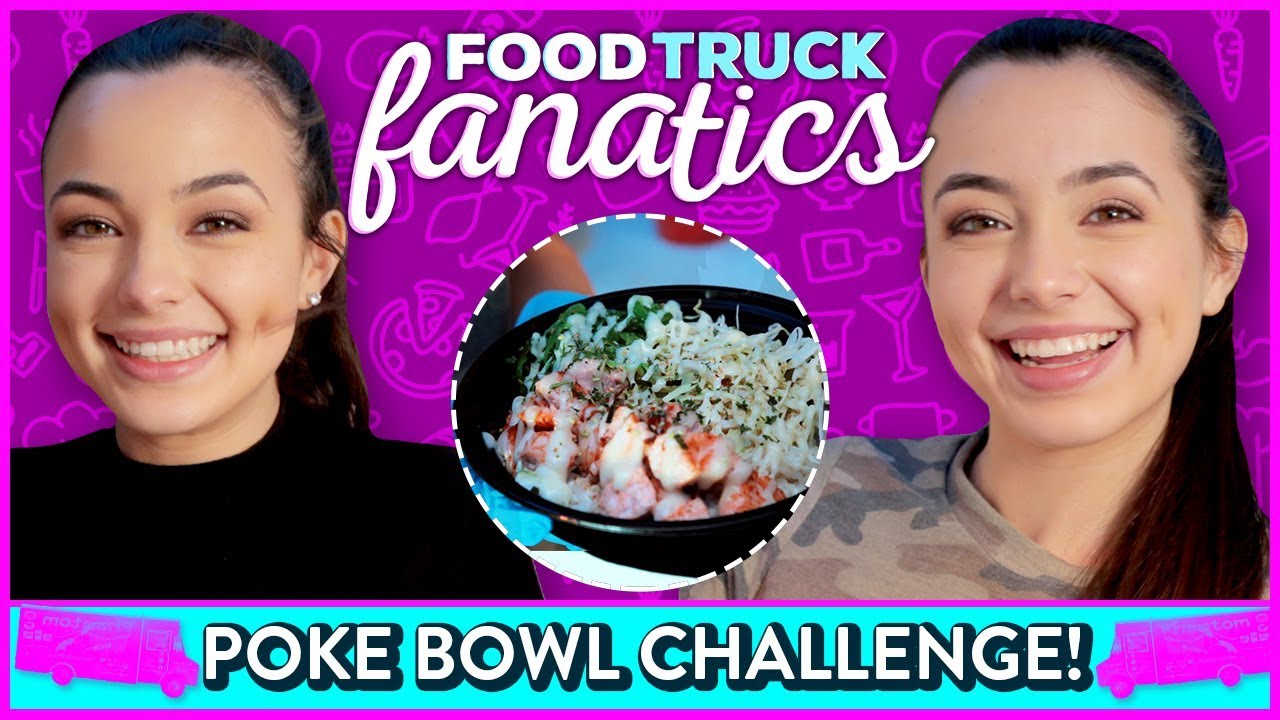 POKE BOWL CHALLENGE?! Food Truck Fanatics w/ Merrell Twins