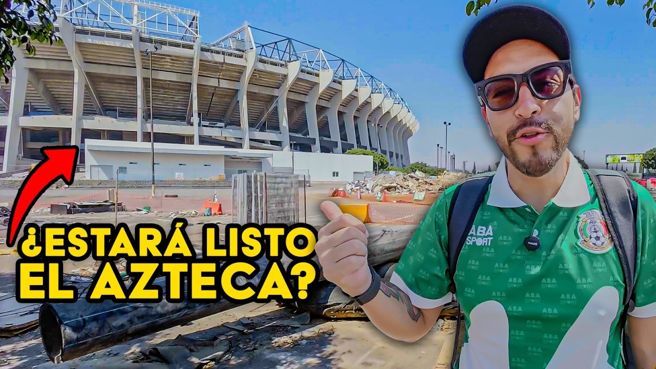 ¿Se CANCELA EL MUNDIAL EN MÉXICO? Así se encuentra el Estadio Azteca 
