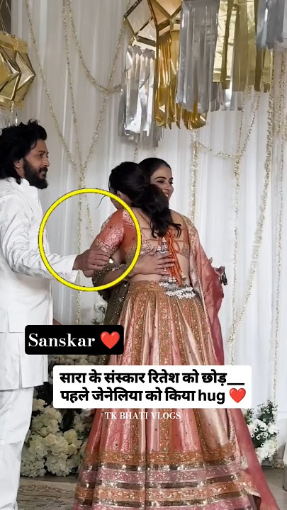 Sara's sanskar leaves Ritesh and hugs Genlia first TK BHATI VLOGS