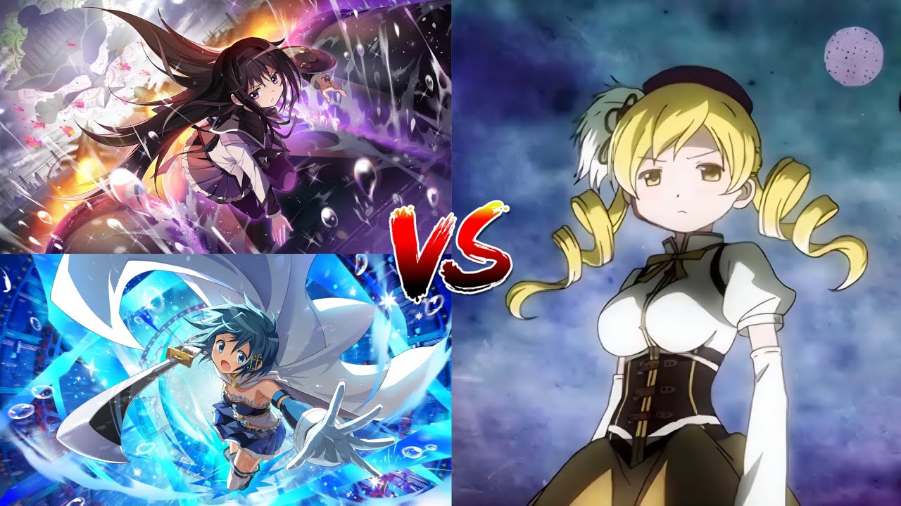 Homura and Sayaka vs Mami (Rebellion) | PMMM MAGIA EXEDRA 