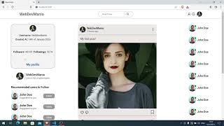 Famous Build Social Media App Front-end/UI Using React.JS Wealth