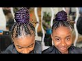 Quick Tip for Better Feed In Ponytails| My Client Wouldn't Stop Moving