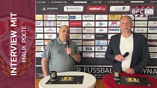BFC-TV: Malik Polte über den BFC Dynamo und seine Sponsoren