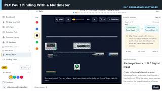 PLC Fault Finding With a Multimeter — Real Browser Demo screenshot 5