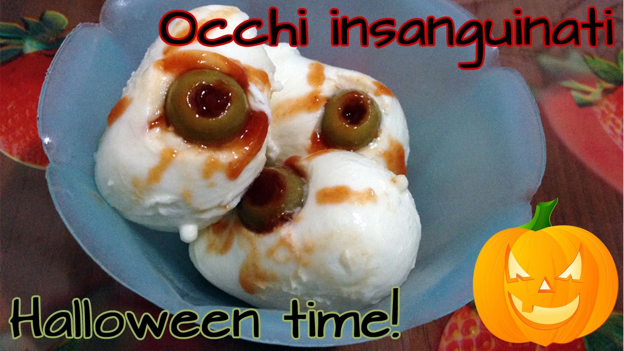 Ricetta Di Halloween Occhi Insanguinati Le Dolcezze Di Viky Youtube