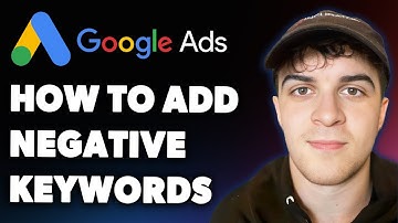 How to Add Negative Keywords in Google Ads (step-by-step) (Full 2025 Guide)