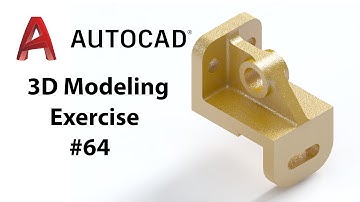 AutoCAD 3D Modeling - Exercise #64 - Basic to Advance in Hindi