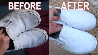 how to clean dirt off of white vans
