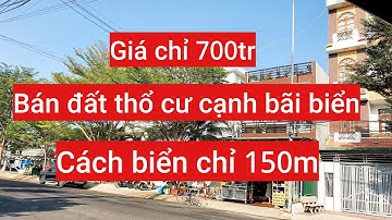 Bán đất thổ cư Cà Ná, cách bãi biển 150m, gần cảng nước sâu, giá chỉ 700tr