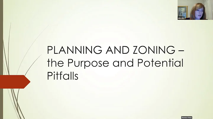 Planning and Zoning- The Purpose and Potential Pit...