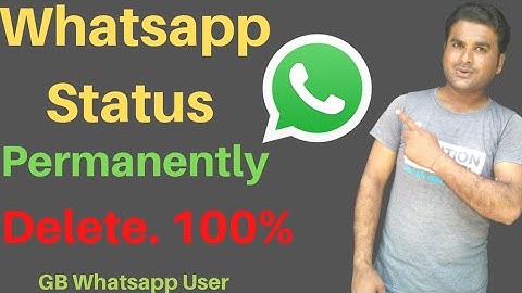 How to delete Whatsapp status permanently for GB Whatsapp User || Shani Tech 0.2
