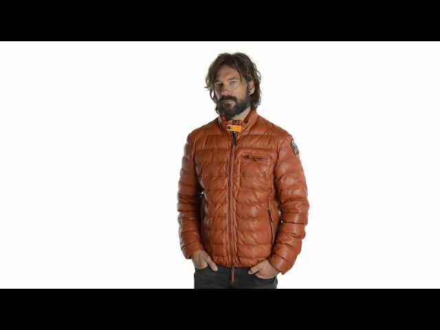 parajumpers ernie leather jacket