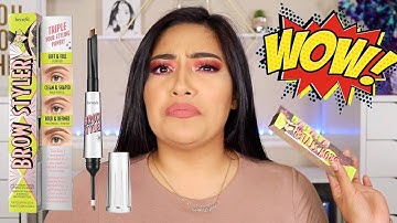 BENEFIT COSMETICS BROW STYLER EYEBROW PENCIL & POWDER DUO | EYEBROW TUTORIAL - ALEXISJAYDA