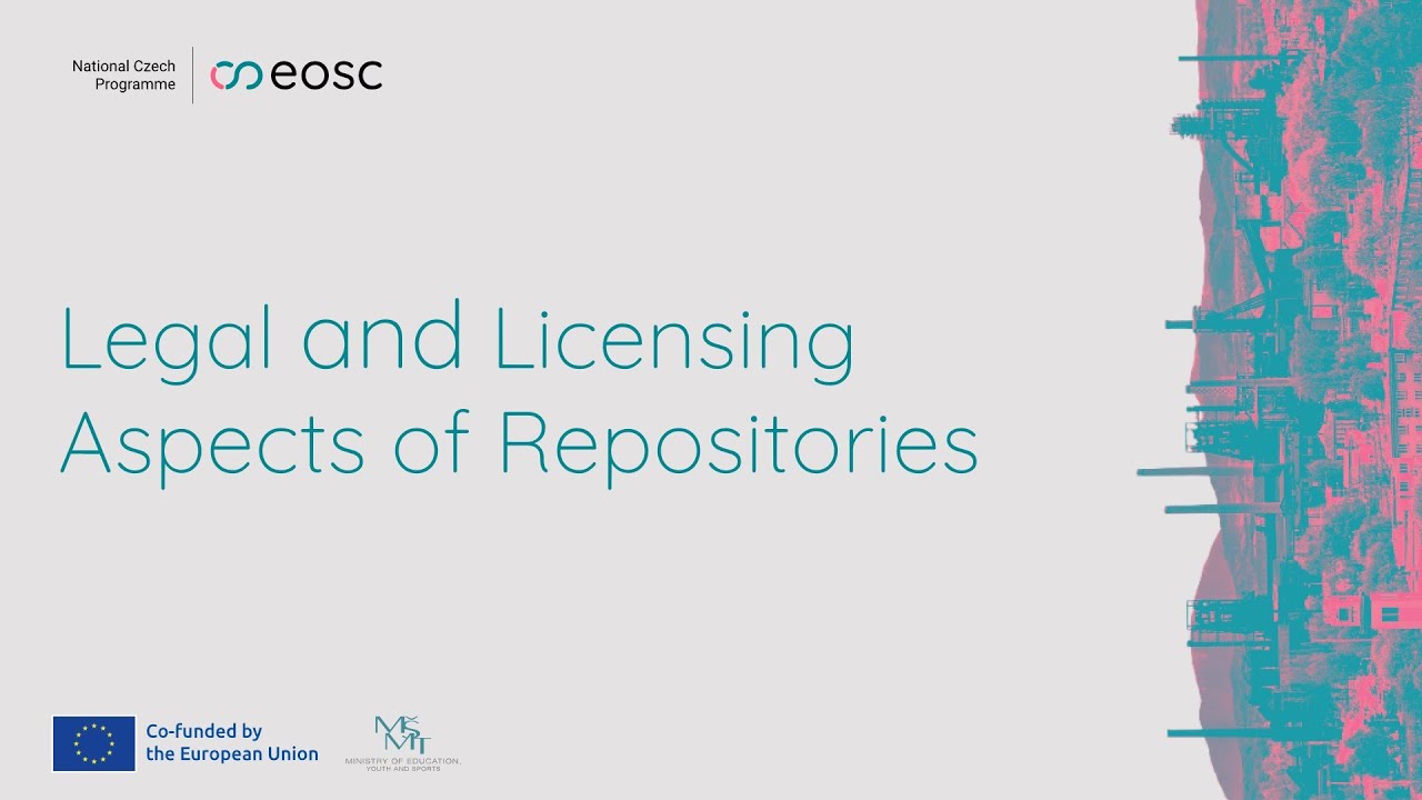 Legal and Licensing Aspects of Repositories (Daniel Mikšík)