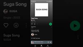 Suga Spotify Account got hacked by an Indian 🤯😵 screenshot 5