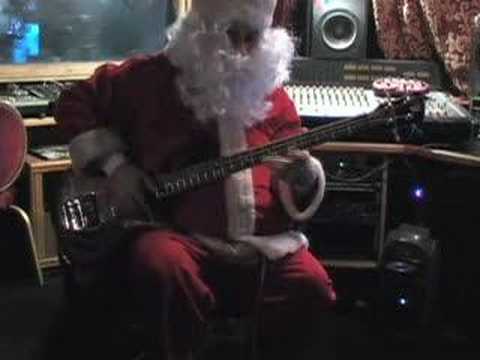 Slap Bass Santa