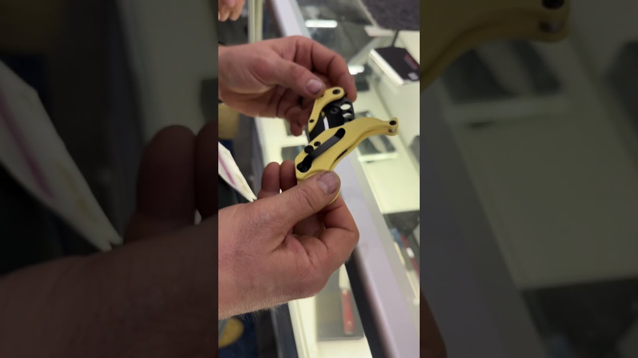 Is This Thing LEGAL Reate EXO K Gravity Karambit Button Lock Bladeshow Shorts Youtubeshorts