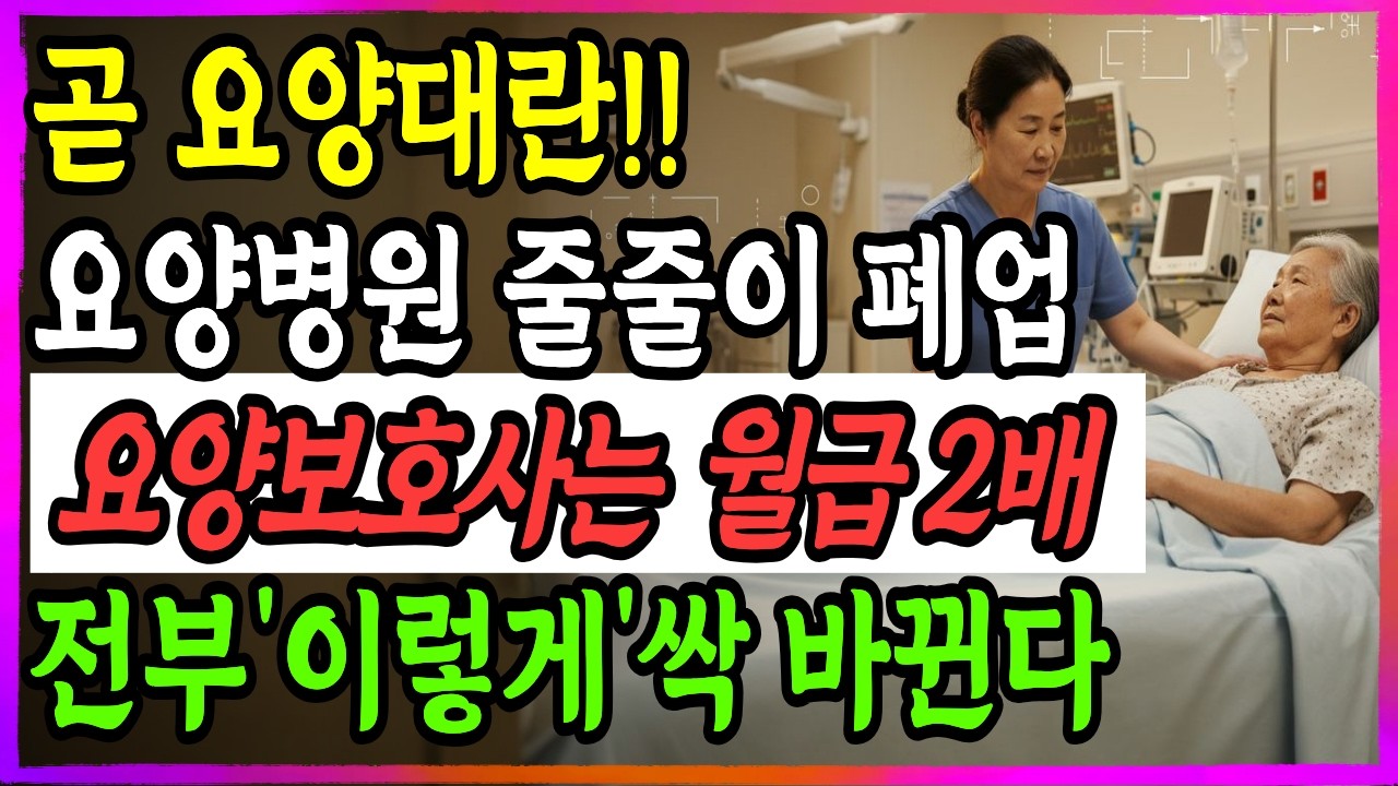 간병인 vs 요양보호사 수입 대공개! 한 달 벌이 2배 차이나는 이유 (feat. 간병통합서비스)