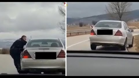Policajac trčao kako bi zaustavio pijanog vozača